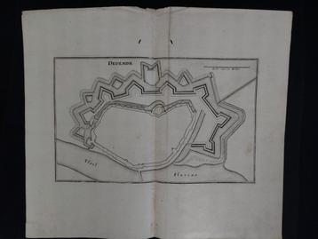 31 / De stad Deventer - Gravure uit 1659 van C. Merian beschikbaar voor biedingen