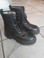 Buffalo Aspha Zwarte Laarzen - Maat 38, Zwart, Lage of Enkellaarzen, Ophalen of Verzenden, Zo goed als nieuw