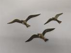 A7029 Set Messingen Vogels [3 stuks], Huis en Inrichting, Ophalen of Verzenden, Gebruikt