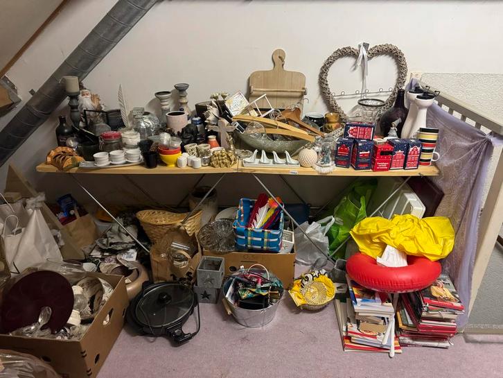 Grote partij rommelmarkt spullen., Diversen, Rommelmarktspullen, Zo goed als nieuw, Ophalen