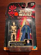 Star Wars - Episode 1 - Palpatine en Battle Droid (1999), Ophalen of Verzenden, Zo goed als nieuw, Actiefiguurtje