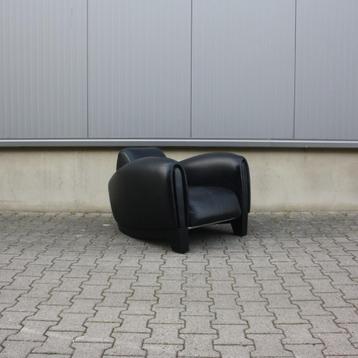 DS57 Bugatti lounge chair | Vintage | zwart leer | De sede  beschikbaar voor biedingen