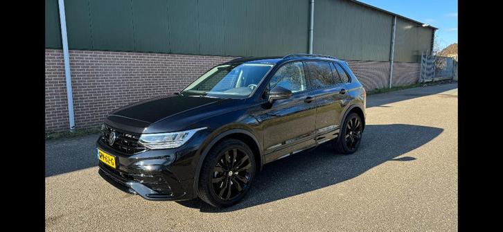 Volkswagen Tiguan 2.0 TSI 190pk 4Motion DSG 2022 Zwart, Auto's, Volkswagen, Particulier, Tiguan, 4x4, ABS, Achteruitrijcamera