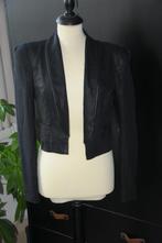 Mooi zwart kort jasje met brede schouders van Dept, maat M!, Kleding | Dames, Maat 38/40 (M), Zwart, Ophalen of Verzenden, Jasje