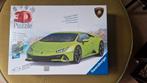 Ravensburger 3d puzzel groene Lamborghini, Hobby en Vrije tijd, Overige merken, Auto, Groter dan 1:32, Ophalen of Verzenden