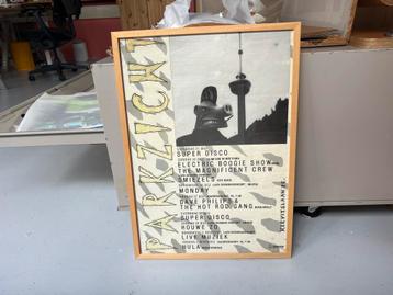 Oude Parkzicht Rotterdam Poster Ingelijst Vintage beschikbaar voor biedingen