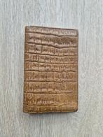 Nostalgische portefeuille, Ophalen of Verzenden, Zo goed als nieuw, Bruin, Leer