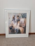 2 stuks schilderijen Willem Haenraets, Ophalen, Zo goed als nieuw, Schilderij, 75 cm of meer