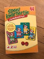 Jumbolino Speelkwartiertje, Hobby en Vrije tijd, Gezelschapsspellen | Kaartspellen, Ophalen of Verzenden, Gebruikt