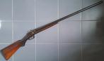 Antiek Belgisch dubbelloops hagel geweer kal 12 zwartkruit, Antiek en Kunst, Ophalen of Verzenden