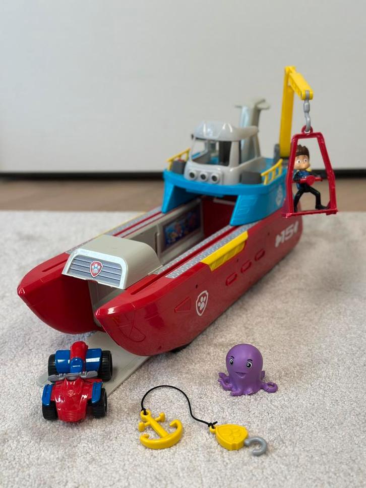 Paw patrol sea patroller set, Kinderen en Baby's, Speelgoed | Actiefiguren, Gebruikt, Ophalen