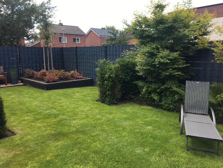 Black Friday deal Vlechtband 50 meter Top Kwaliteit Grijs, Tuin en Terras, Tuinhekken en Hekwerk, Nieuw, Dubbelstaafmat hekwerk