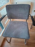 Zuiver Ridge Rib eetkamer-bureaustoel met armleuningen, Huis en Inrichting, Stoelen, Ophalen, Gebruikt, Eén, Stof