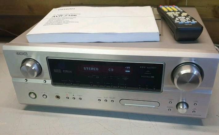 Denon avr-2106  7.1 receiver + afstandsbediening + manual, Audio, Tv en Foto, Versterkers en Receivers, Gebruikt, 7.1, 60 tot 120 watt