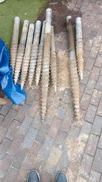Grondschroeven - Fundering zonder beton!, Ophalen, Gebruikt, Staal, Draaipoort