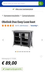 Obelink Duo Easy Luxe kast, Ophalen, Zo goed als nieuw, Campingkast
