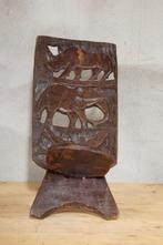 Handgesneden Oost-Afrikaanse houten vouwstoel, Antiek en Kunst, Ophalen of Verzenden