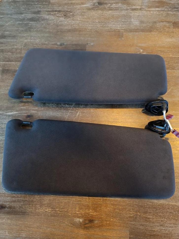 BMW zonnekleppen zwart E39 E38 E46 E53 nieuwstaat, Auto diversen, Auto-accessoires, Zo goed als nieuw, Ophalen of Verzenden