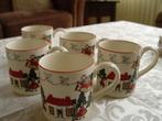Masons mason christmas village bekers mokken kerst 1983, Ophalen of Verzenden, Zo goed als nieuw, Aardewerk, Wedgwood
