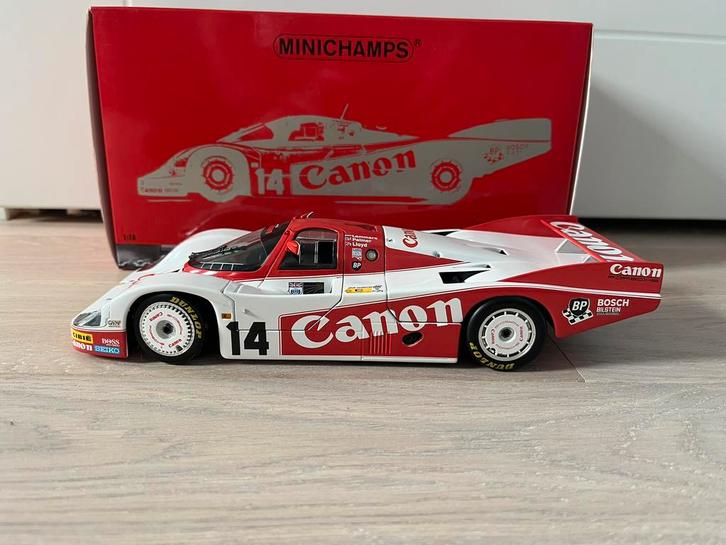 Porsche 956 Le Mans 1983 Minichamps 1:18 Jan Lammers, Hobby en Vrije tijd, Modelauto's | 1:18, Zo goed als nieuw, Auto, Ophalen of Verzenden