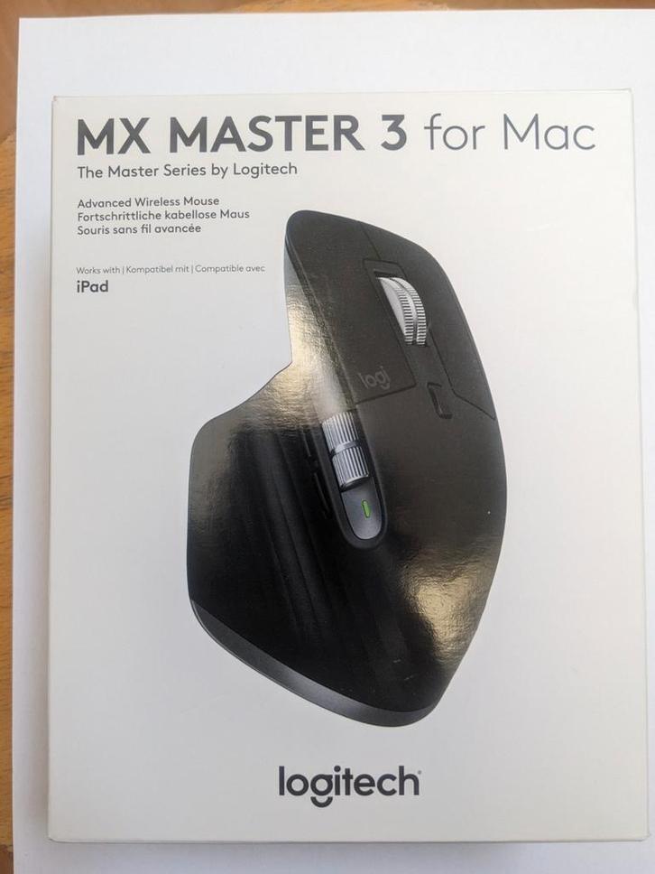 Logitech MX Master 3, Computers en Software, Muizen, Zo goed als nieuw, Muis, Rechtshandig, Draadloos, Ergonomisch, Ophalen of Verzenden