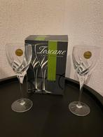 Elegant Toscane 24% loodkristal witte wijnglazen, Verzamelen, Glas en Borrelglaasjes, Ophalen, Nieuw