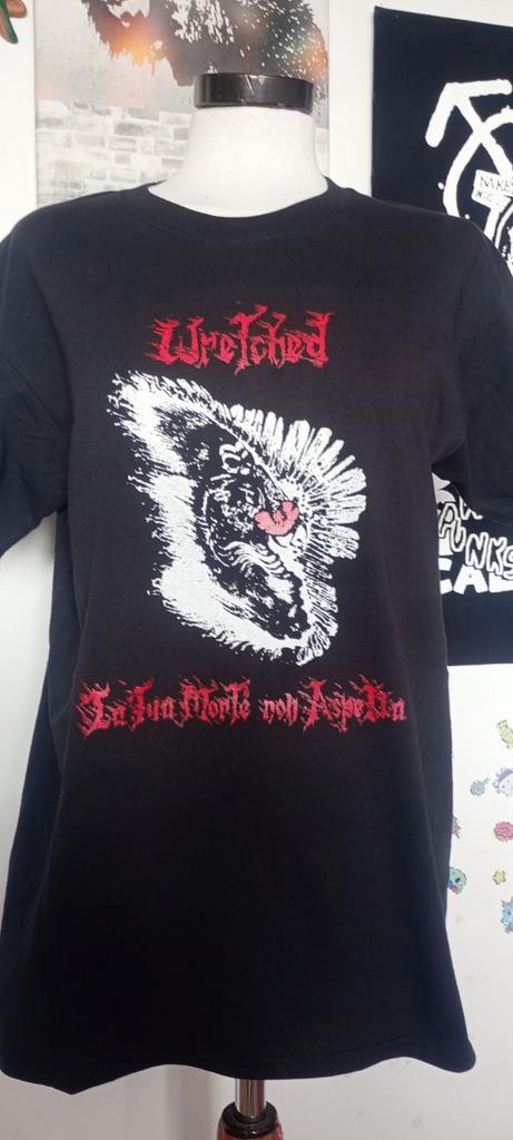 Wretched - la tua morte non aspetta, Kleding | Dames, T-shirts, Nieuw, Zwart, Korte mouw, Ophalen of Verzenden