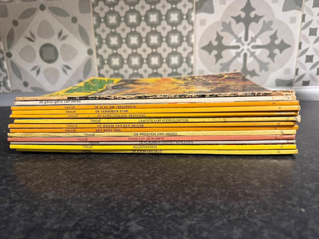 Trigië – Keizerrijk Trigië bundel (12 delen) – Don Lawrence, Boeken, Stripboeken, Gelezen, Ophalen of Verzenden, Don Lawrence