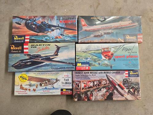 6x gesealde bouwpakketten vliegtuigen revell monogram, Hobby en Vrije tijd, Modelbouw | Vliegtuigen en Helikopters, Ophalen of Verzenden
