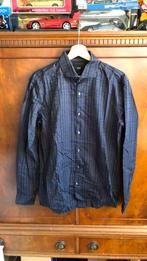 Boss overhemd 40 slim fit, BOSS, Blauw, Zo goed als nieuw, Halswijdte 39/40 (M)