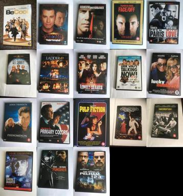 John Travolta dvd 17 stuks diverse ook los te koop collectie beschikbaar voor biedingen