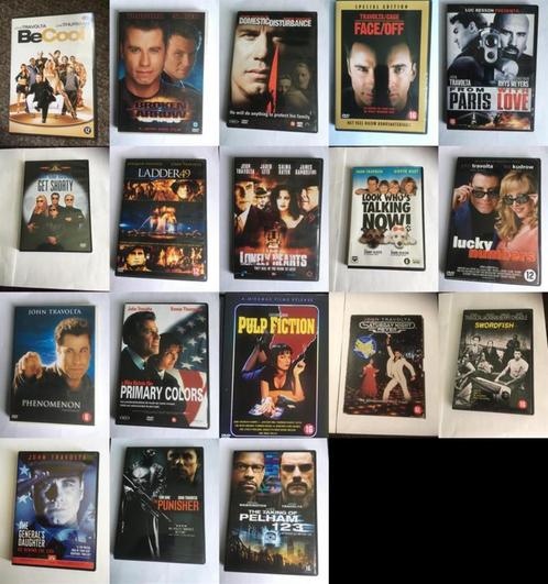 John Travolta dvd 17 stuks diverse ook los te koop collectie, Cd's en Dvd's, Dvd's | Actie, Zo goed als nieuw, Actie, Alle leeftijden