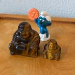 2x Buddha in Tijgeroog steen, Ophalen of Verzenden, Zo goed als nieuw