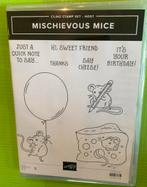 Mischievous Mice Stempelset Stampin Up NIEUW, Ophalen of Verzenden, Nieuw, Clearstamp