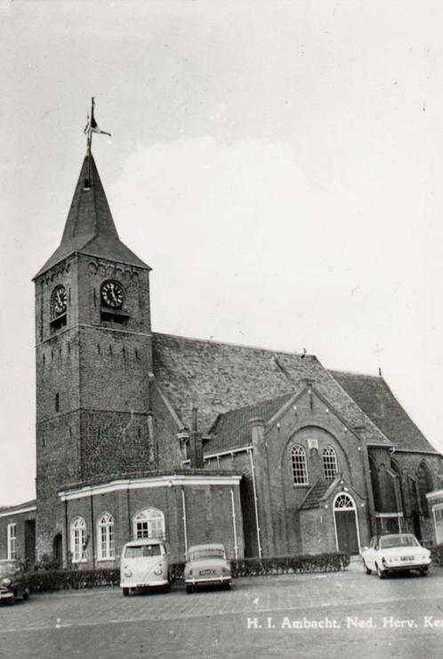 Hendrik Ido Ambacht, nh kerk, Verzamelen, Ansichtkaarten | Nederland, Ongelopen, Zuid-Holland, Ophalen of Verzenden