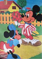 Poster Mickey en Mini Mouse, Verzamelen, Rechthoekig Staand, Ophalen of Verzenden, Zo goed als nieuw, A1 t/m A3