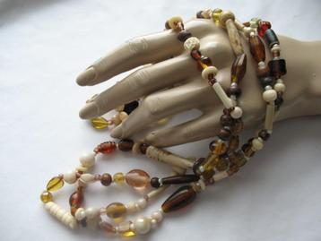Ketting van Verschillende Kralen ( nr 7 ) Vintage beschikbaar voor biedingen
