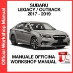 Subaru Legacy/Outback BN/BS 2017-2019 Workshop manual in PDF, Auto diversen, Handleidingen en Instructieboekjes, Verzenden