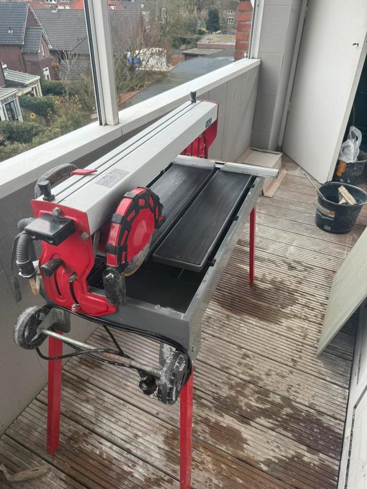 Einhell tegelzaag voor 60x60 tegels., Doe-het-zelf en Verbouw, Gereedschap | Zaagmachines, Zo goed als nieuw, Decoupeerzaag, 600 tot 1200 watt