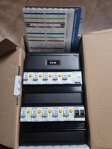 Eaton groepenkast 10 aardlekautomaten + hoofdschakelaar + be beschikbaar voor biedingen