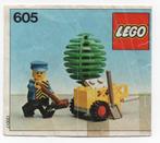 lego 605-1 lego city, classic city straatveger (1978), Ophalen of Verzenden, Gebruikt, Complete set, Lego