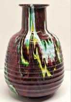 vaas gegoten uniek epoxy handmade pouring art kunst, Overige kleuren, Ophalen of Verzenden, Minder dan 50 cm, Glas