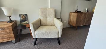Fauteuil - Jame - Beige Groen beschikbaar voor biedingen