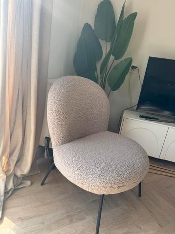 Prachtige grote teddy bouclé fauteuil Babs van karwei  beschikbaar voor biedingen