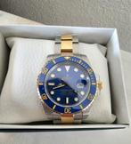 Rolex Oyster Perpetual Submariner Gold Steel Blue Dial 40 mm, Sieraden, Tassen en Uiterlijk, Horloges | Heren, Nieuw, Staal, Ophalen of Verzenden