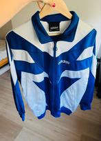 Vintage adidas trainingsjas sport retro jack tracksuit, Ophalen of Verzenden, Zo goed als nieuw, Blauw