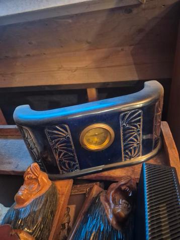 Vintage Blauwe Tafelklok beschikbaar voor biedingen
