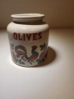 aardewerk olijvenpot vintage olives, Ophalen of Verzenden