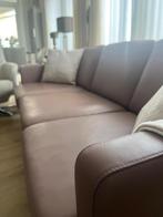 Luxe lederen 2- en 3-zits design banken, Ophalen, Zo goed als nieuw