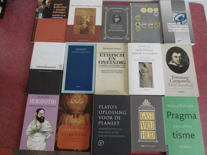 Habermas Taylor Bergson Lyotard Gadamer Levinas IJsseling, Boeken, Filosofie, Zo goed als nieuw, Ophalen of Verzenden